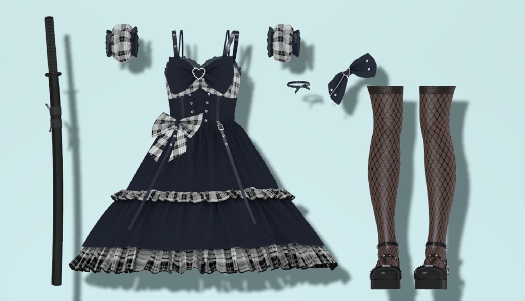 vrchat衣装【 ライムLime,chiffon,manuka適応です】