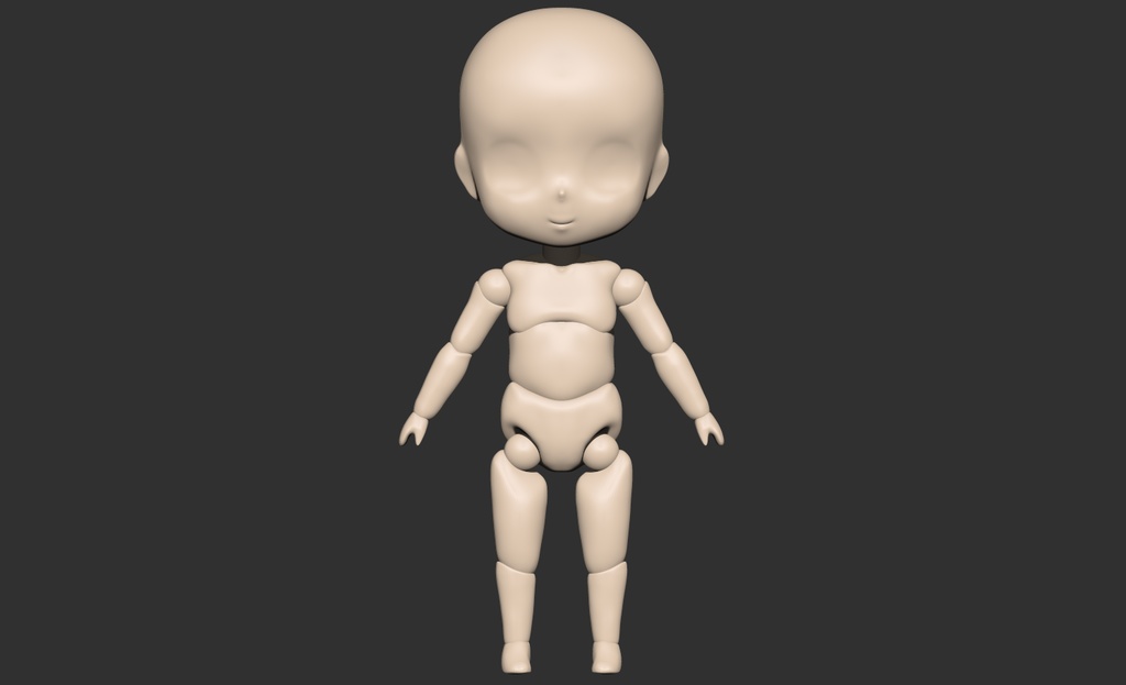ZBrush用素体