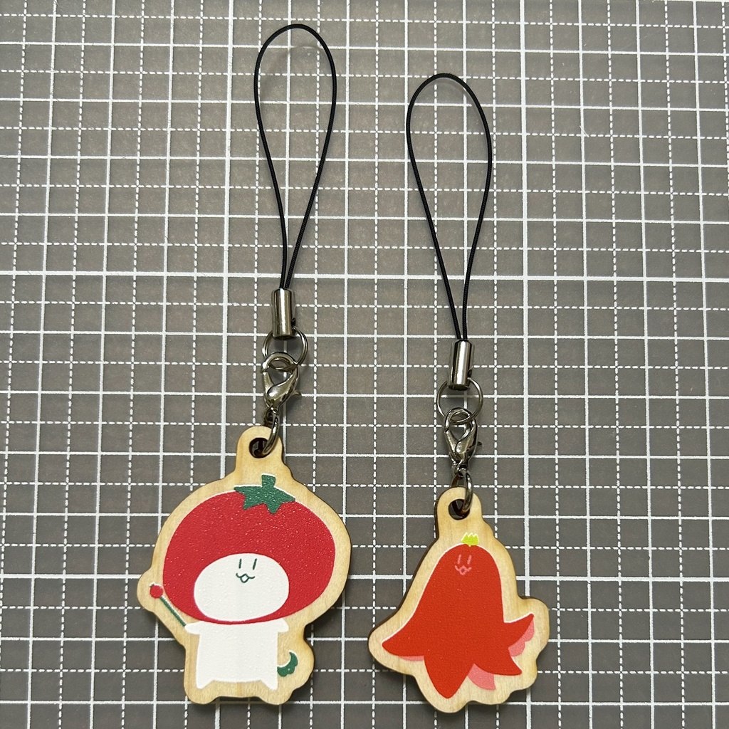 ウッドキーホルダー