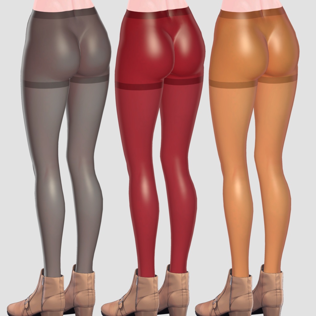 メッシュもテクスチャも不要なストッキングシェーダー