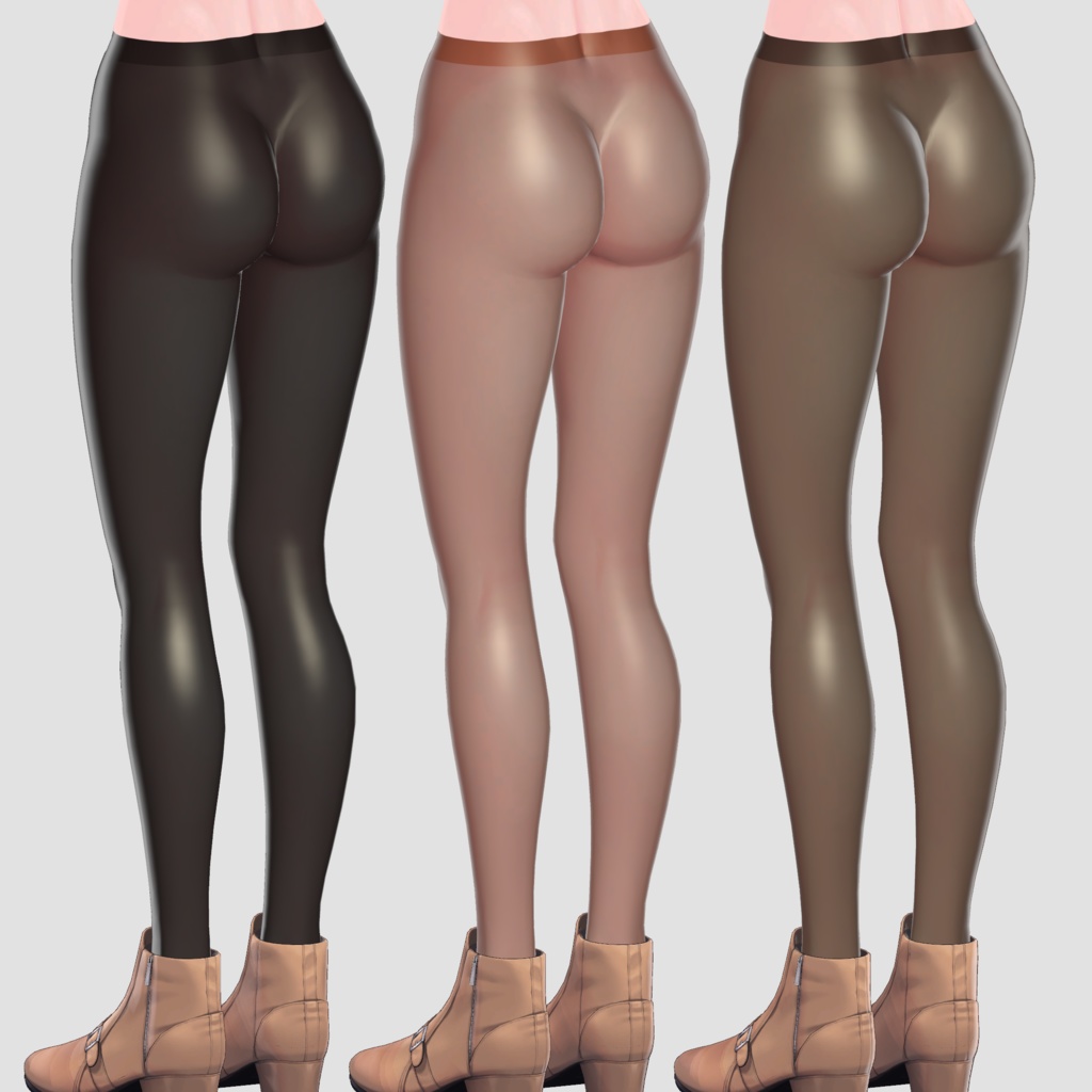 メッシュもテクスチャも不要なストッキングシェーダー