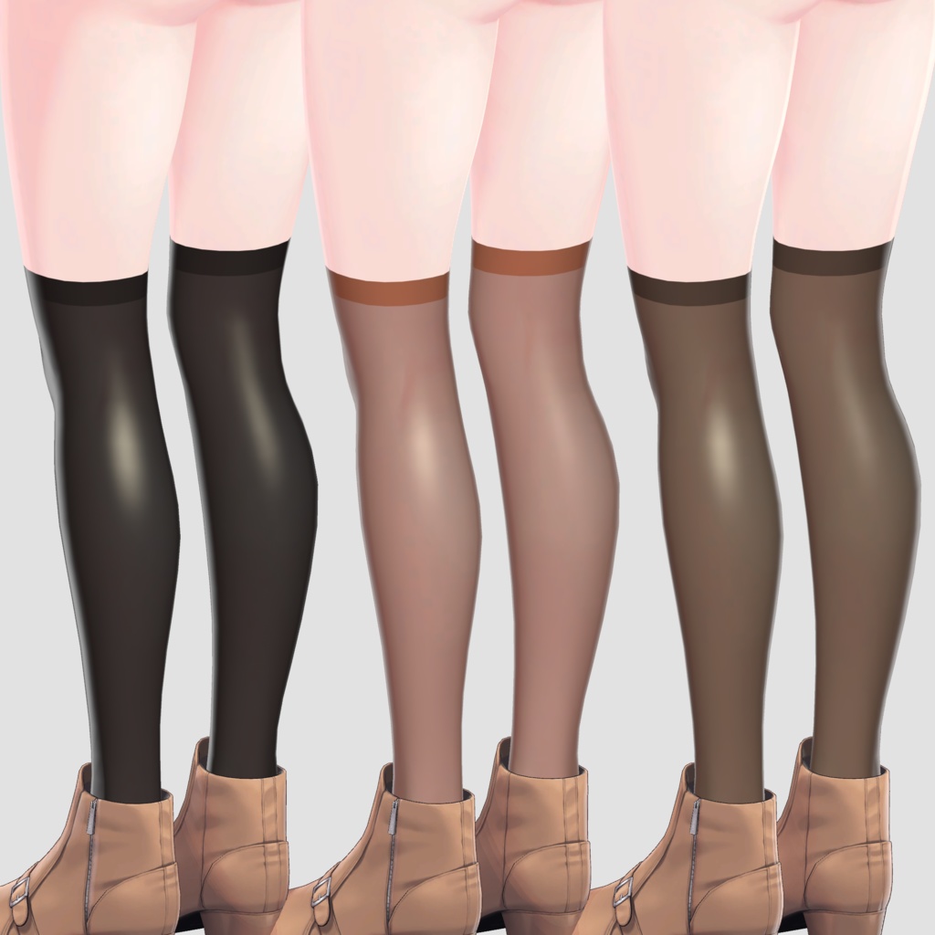 メッシュもテクスチャも不要なストッキングシェーダー