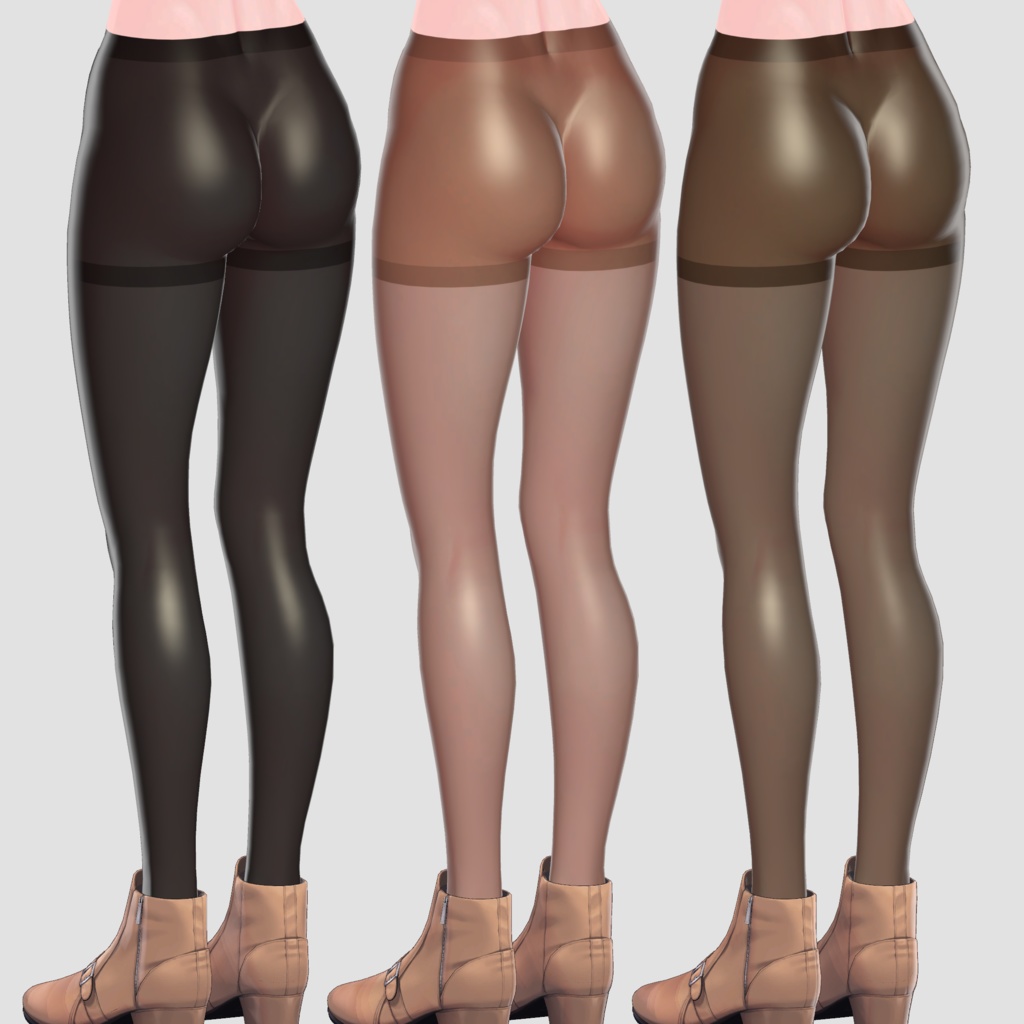 メッシュもテクスチャも不要なストッキングシェーダー