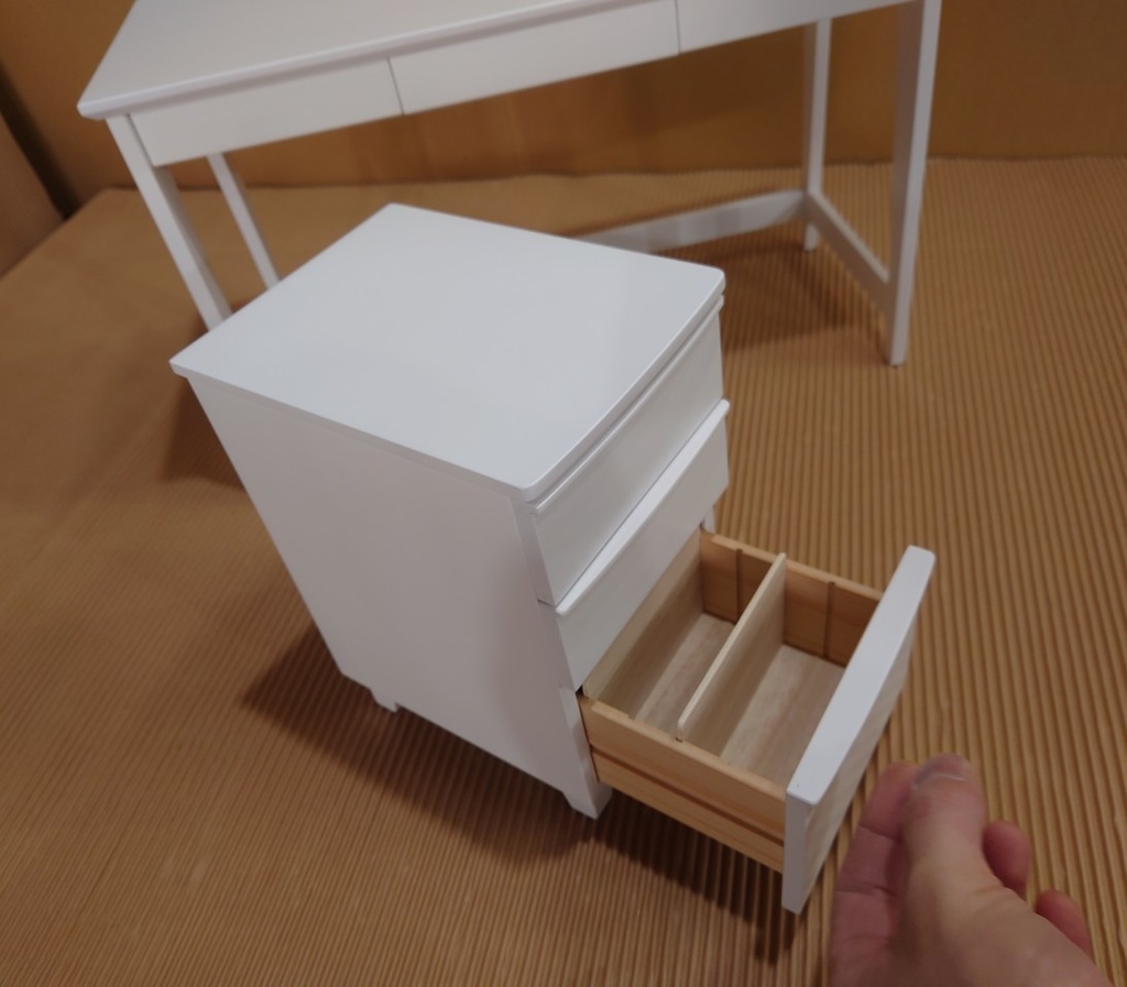 1/3デスク(机、チェスト)