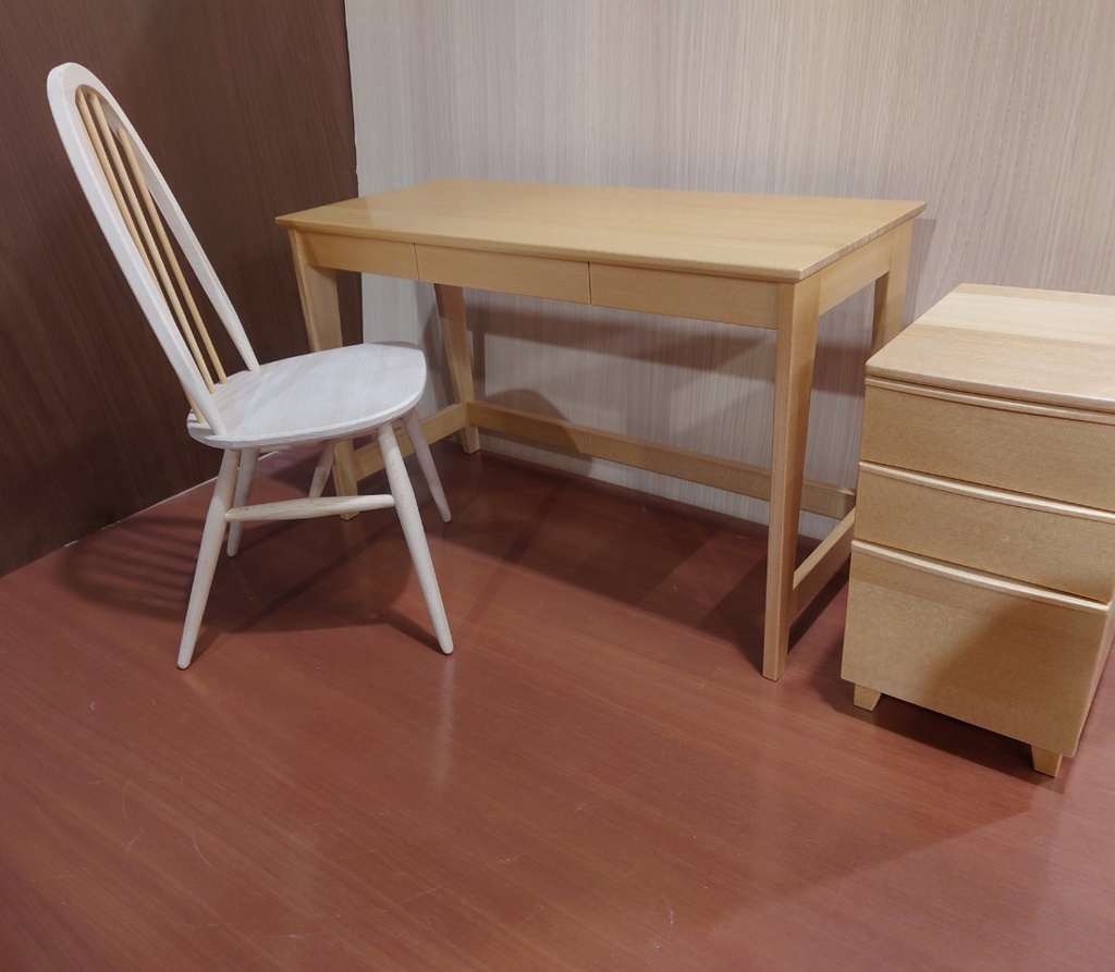 1/3デスク(机、チェスト)