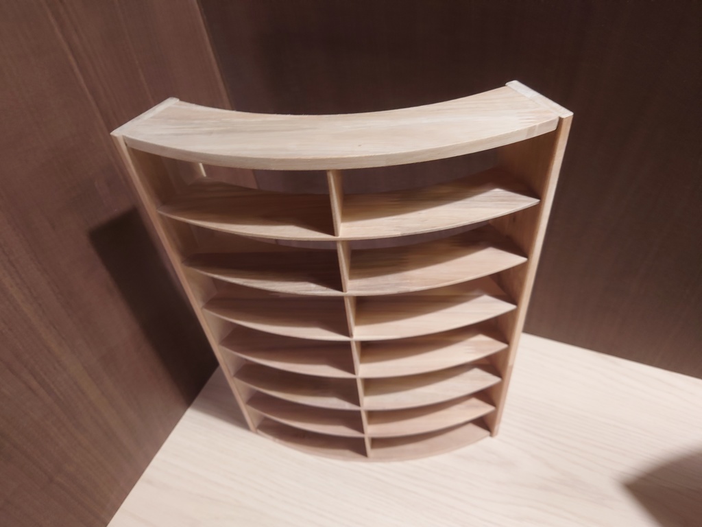 【受注生産】1/6 円形本棚(60度)