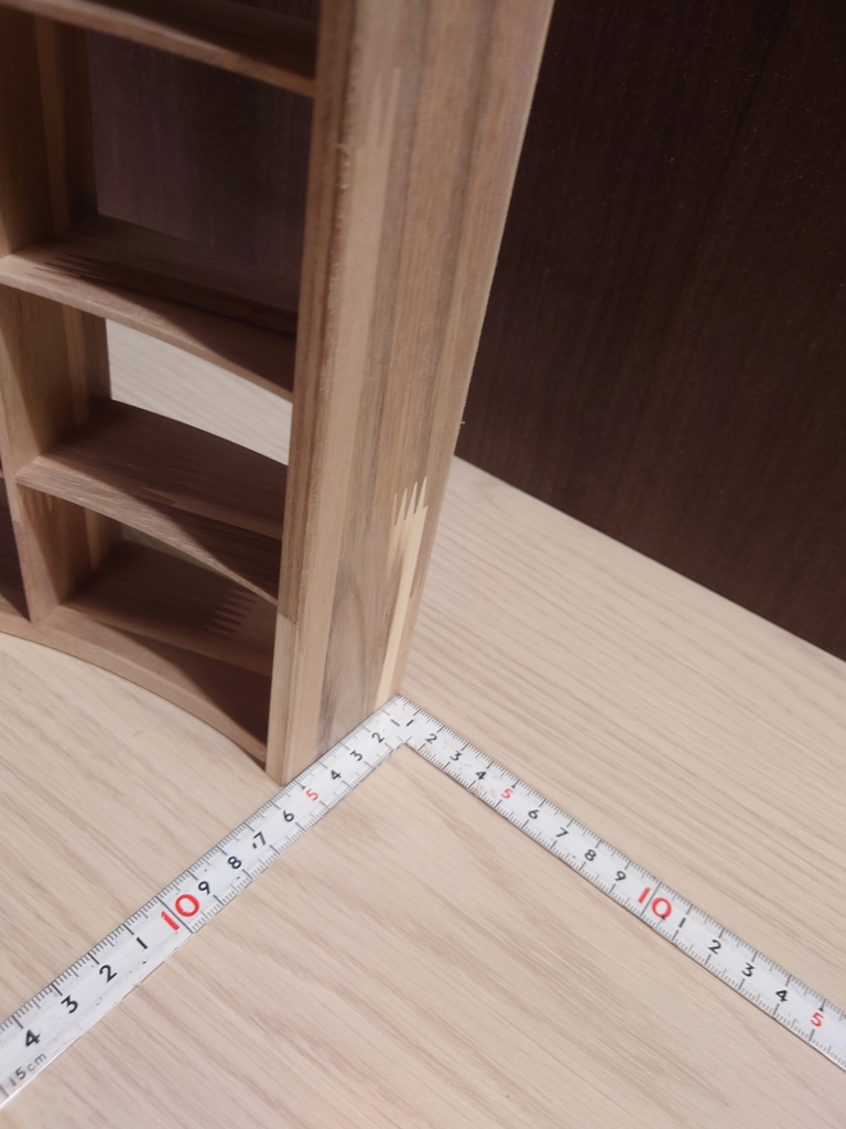 【受注生産】1/6 円形本棚(45度)