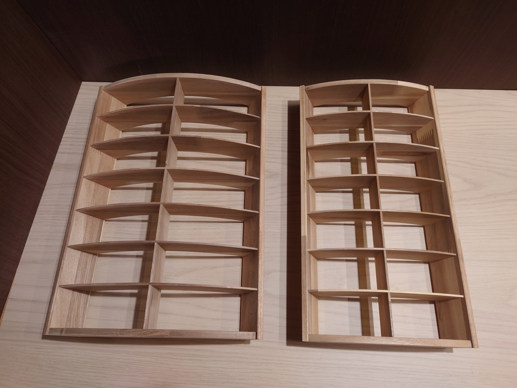 【受注生産】1/6 円形本棚(組立キット)