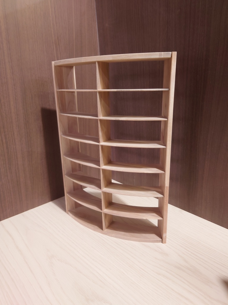 【受注生産】1/6 円形本棚(組立キット)