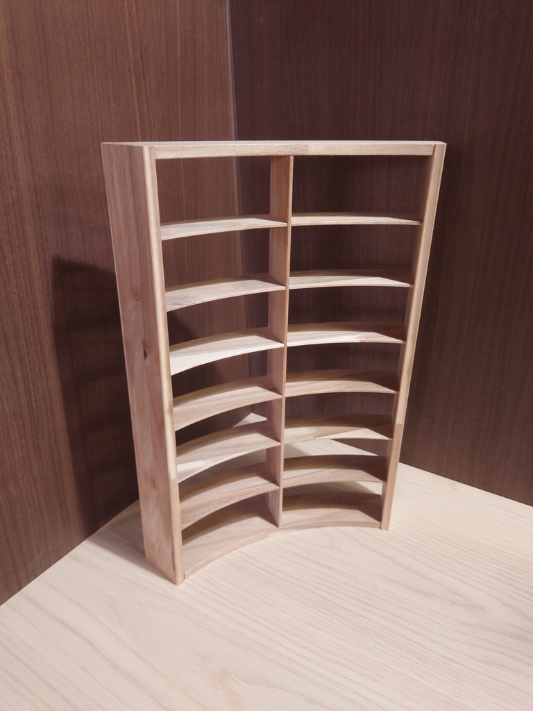 【受注生産】1/6 円形本棚(組立キット)