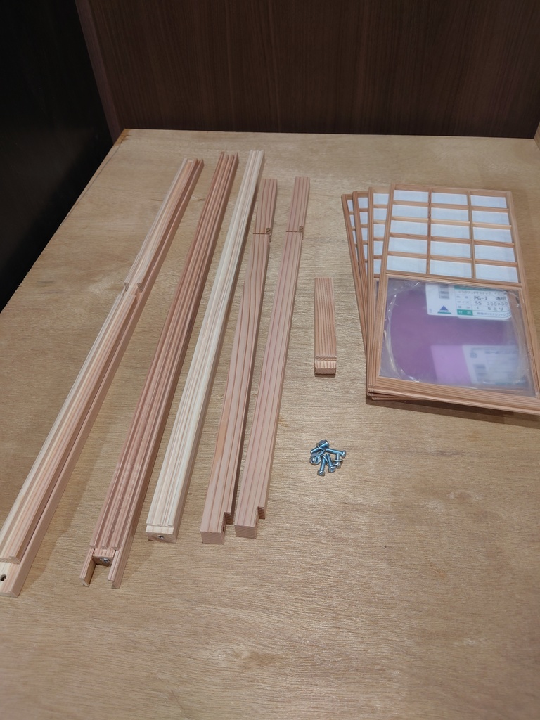 ドールハウス 1/6雪見障子