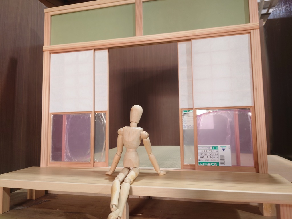 ドールハウス 1/6雪見障子