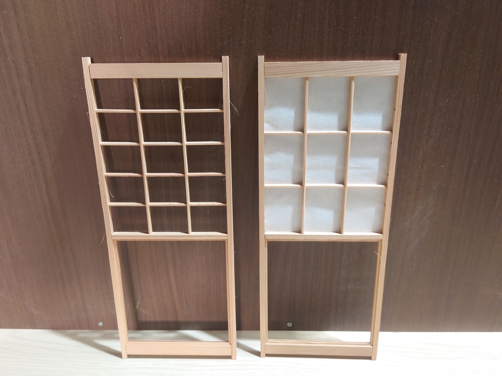 ドールハウス 1/6雪見障子