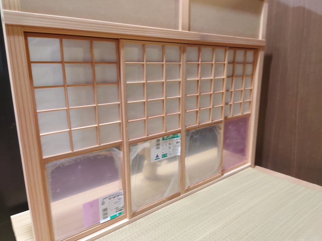 ドールハウス 1/6雪見障子