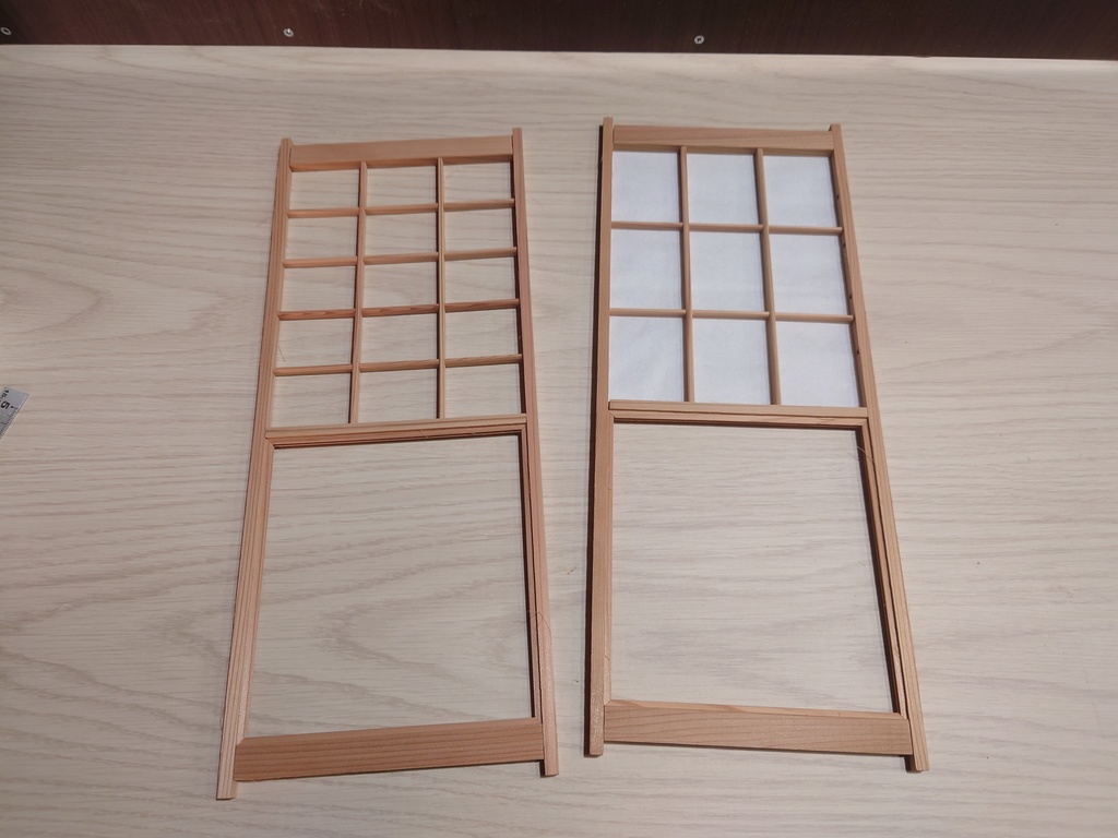 ドールハウス 1/6雪見障子