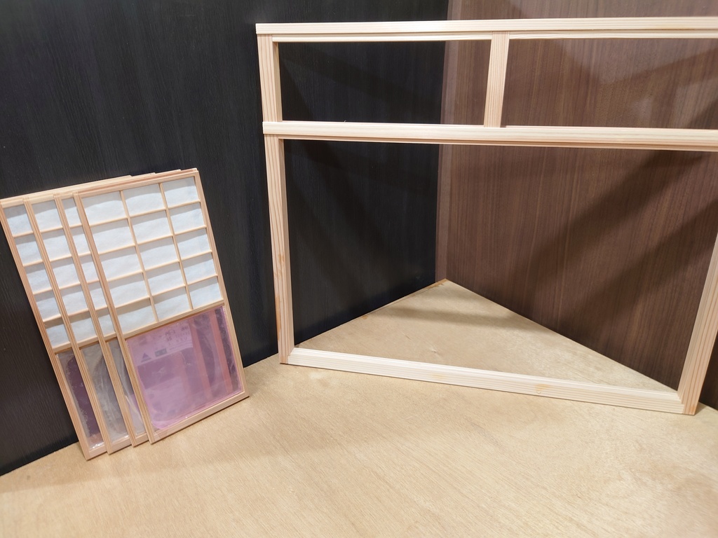 ドールハウス 1/6雪見障子