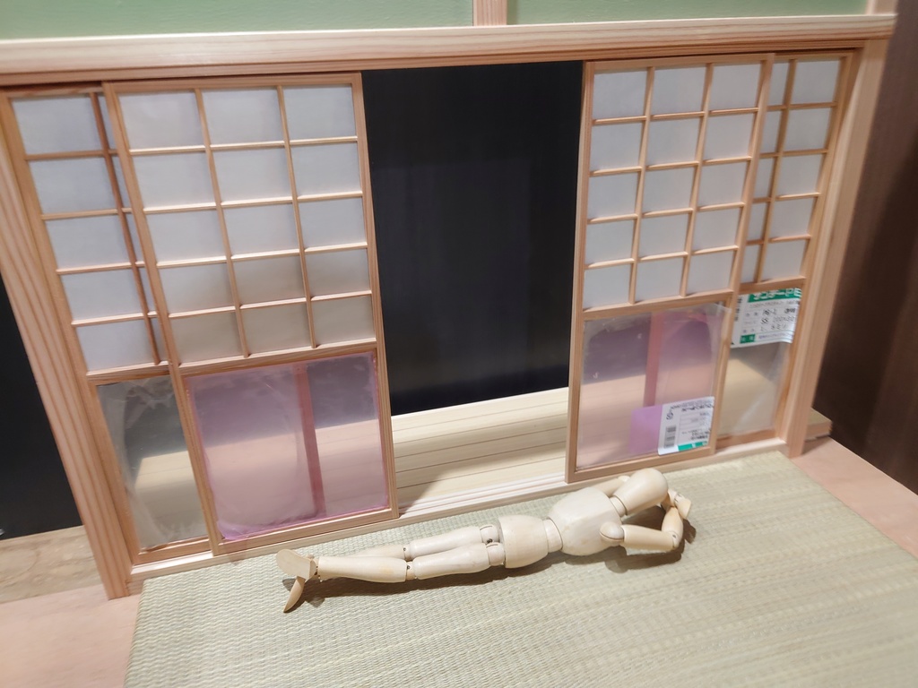 ドールハウス 1/6雪見障子