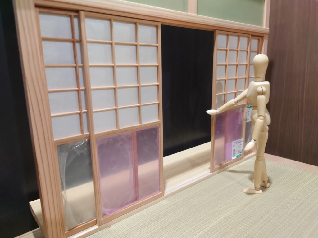 ドールハウス 1/6雪見障子