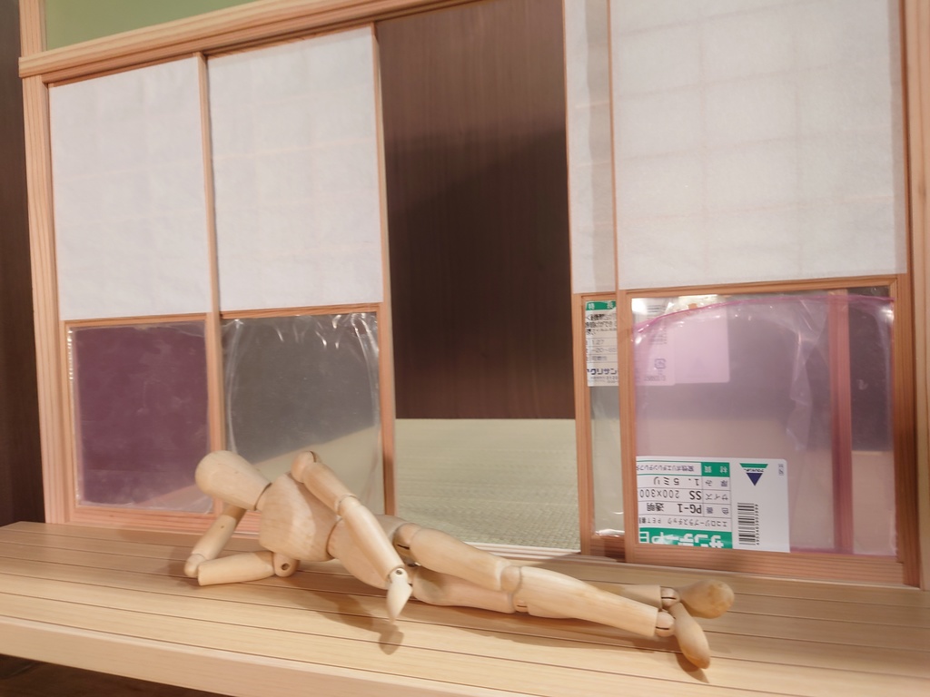 ドールハウス 1/6雪見障子