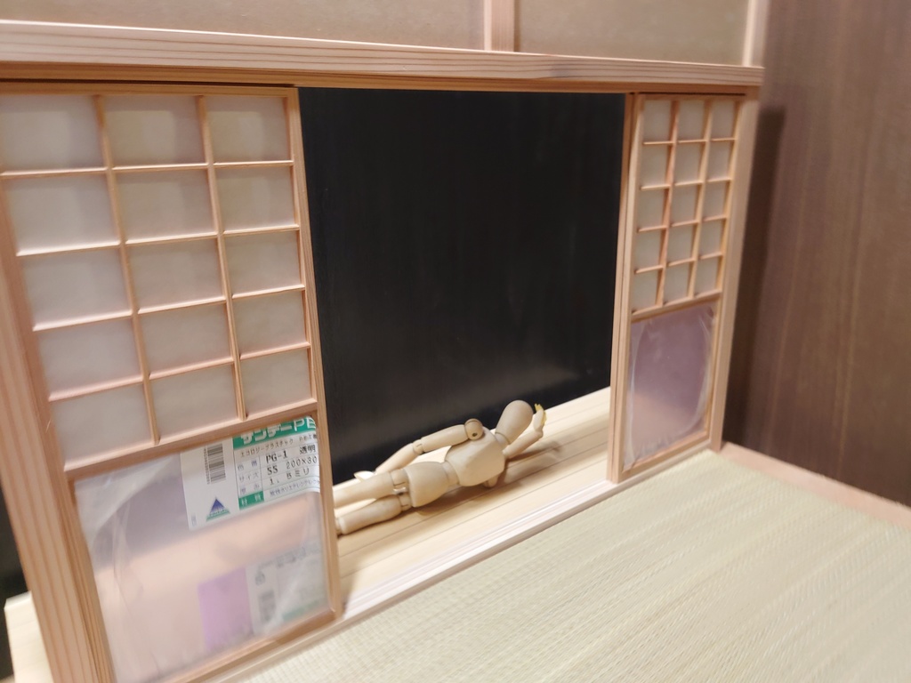 ドールハウス 1/6雪見障子