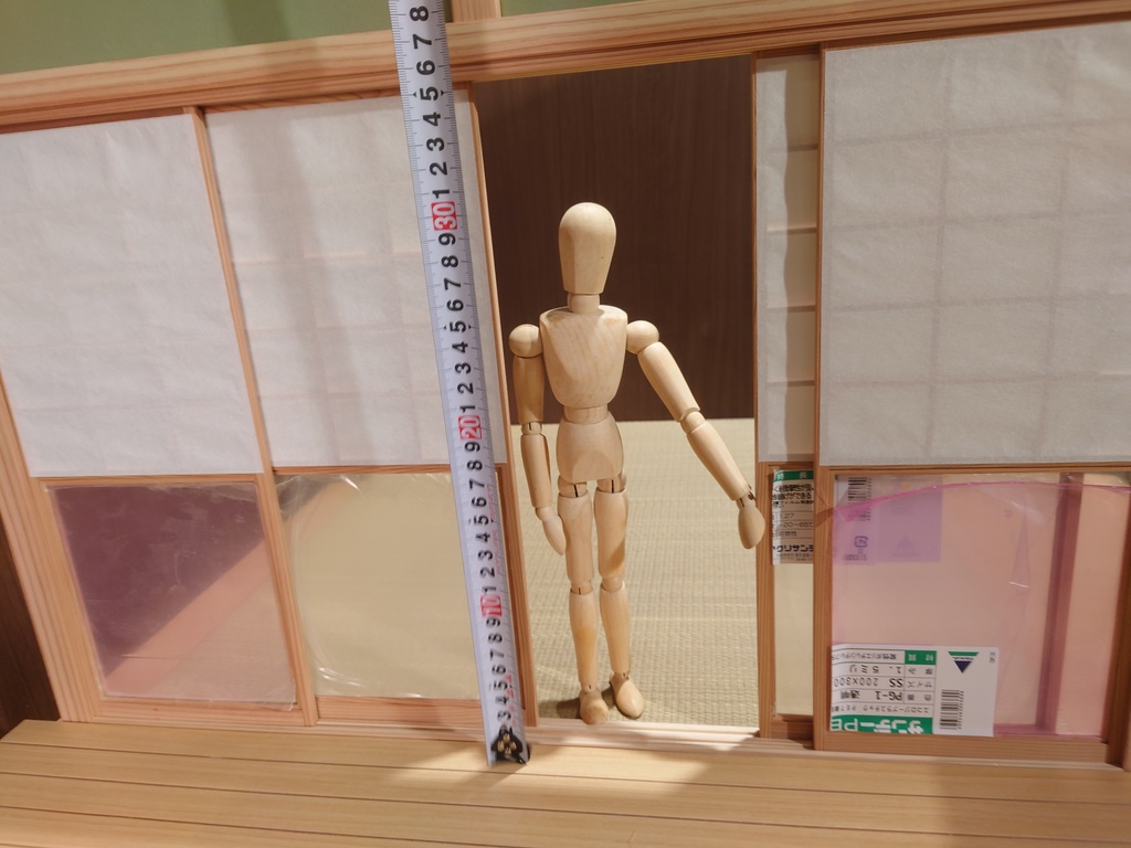 ドールハウス 1/6雪見障子