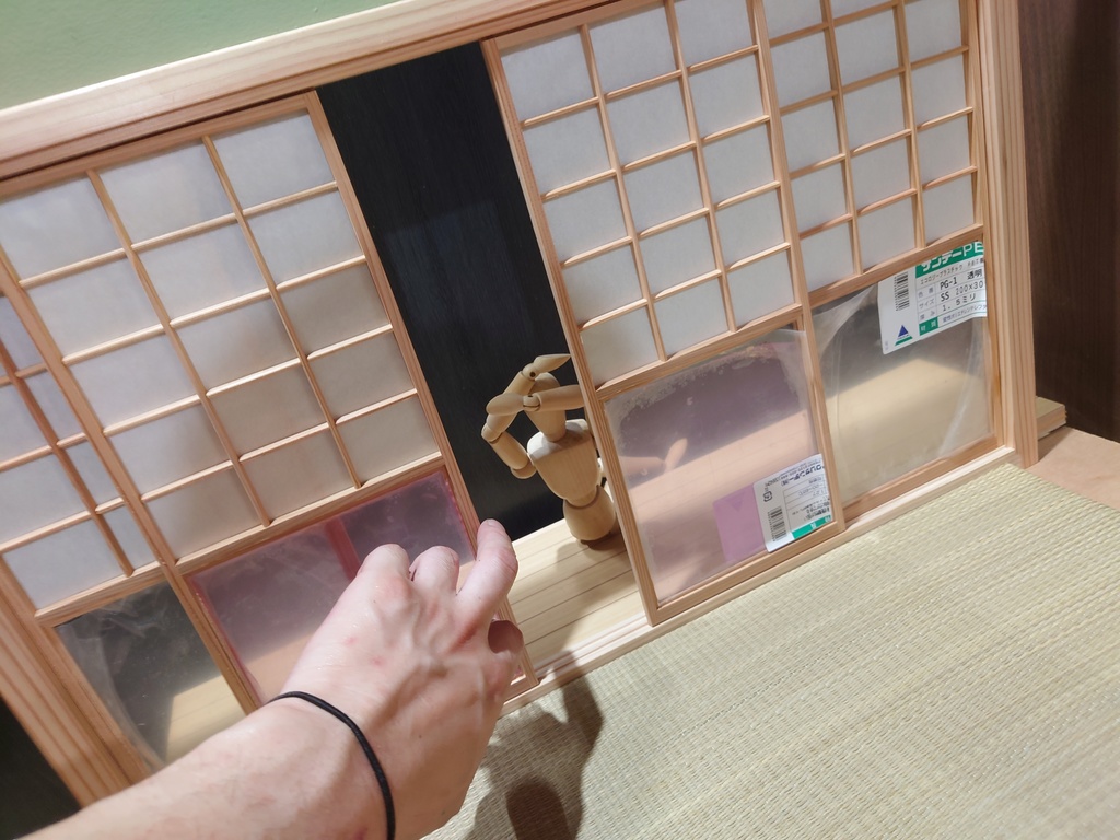 ドールハウス 1/6雪見障子