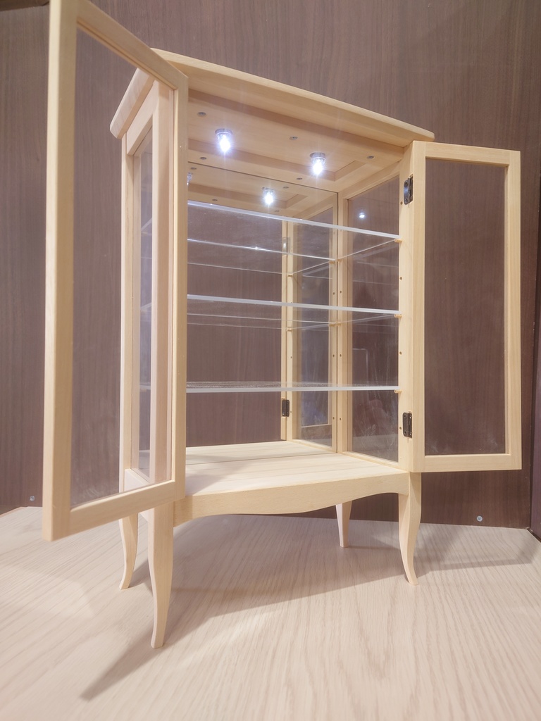 ドール家具 1/4キュリオケース