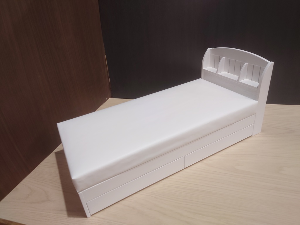 ドール家具 1/4 ベッドフレーム