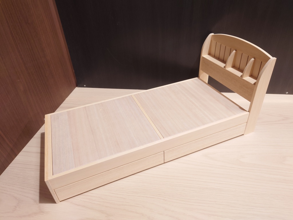 ドール家具 1/4 ベッドフレーム