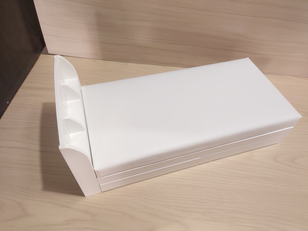 ドール家具 1/4 ベッドフレーム