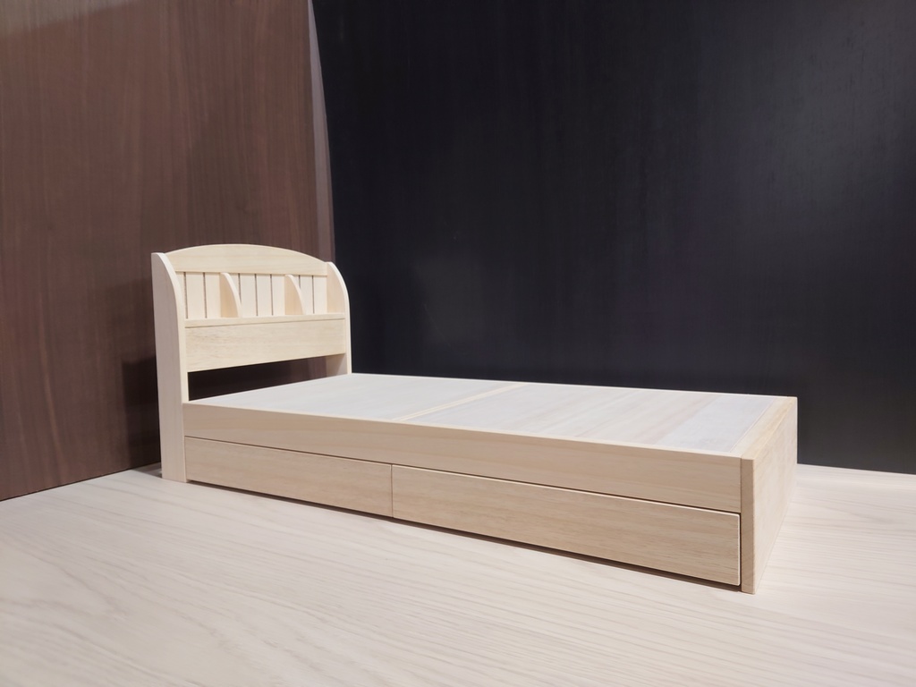 ドール家具 1/4 ベッドフレーム