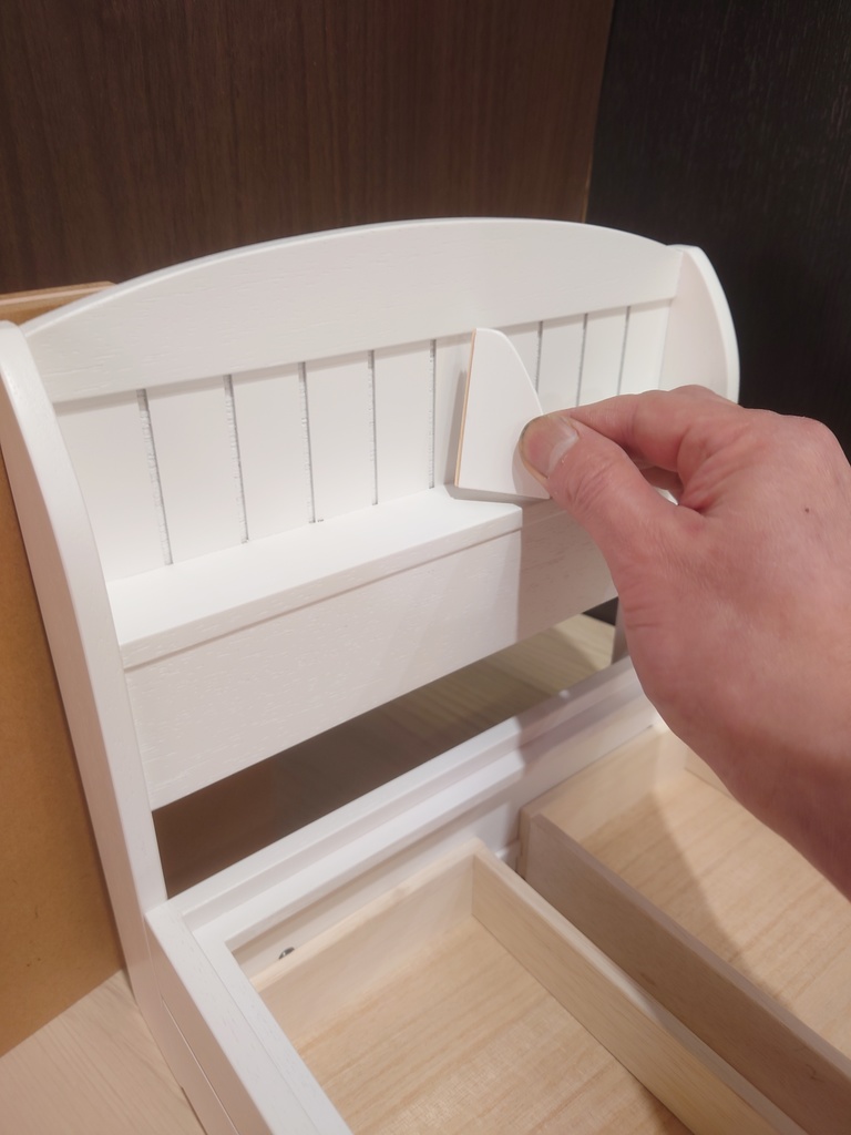 ドール家具 1/4 ベッドフレーム