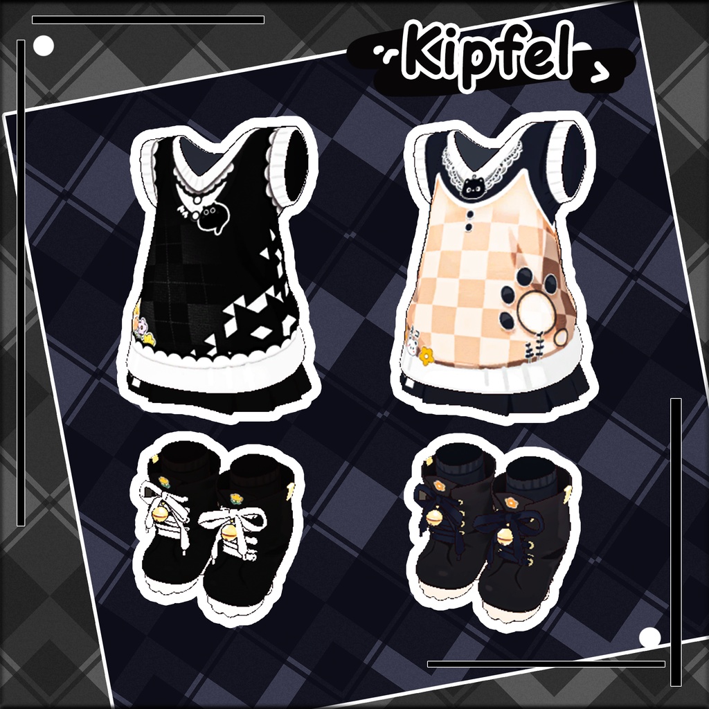 キプフェル Kipfel / 衣装テクスチャの置換