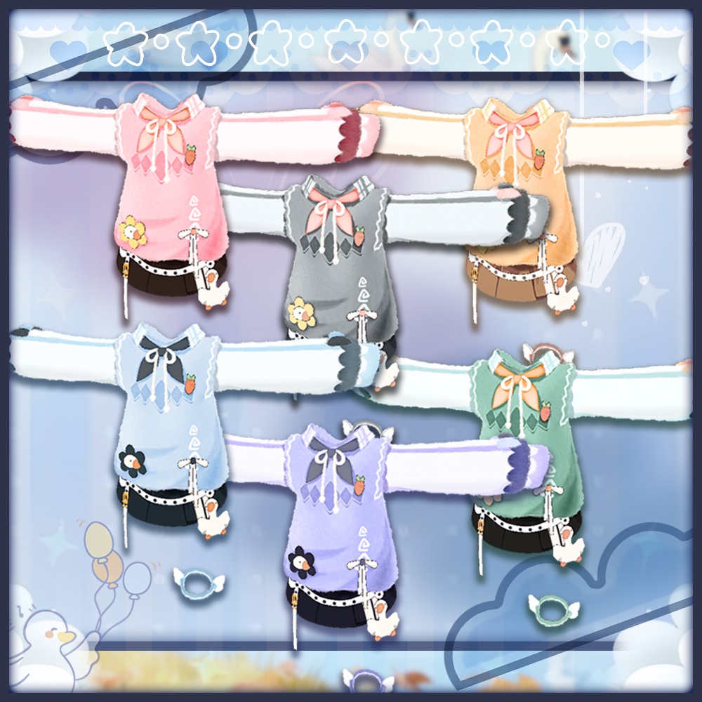 キプフェル Kipfel / あひるがらせーたー服装