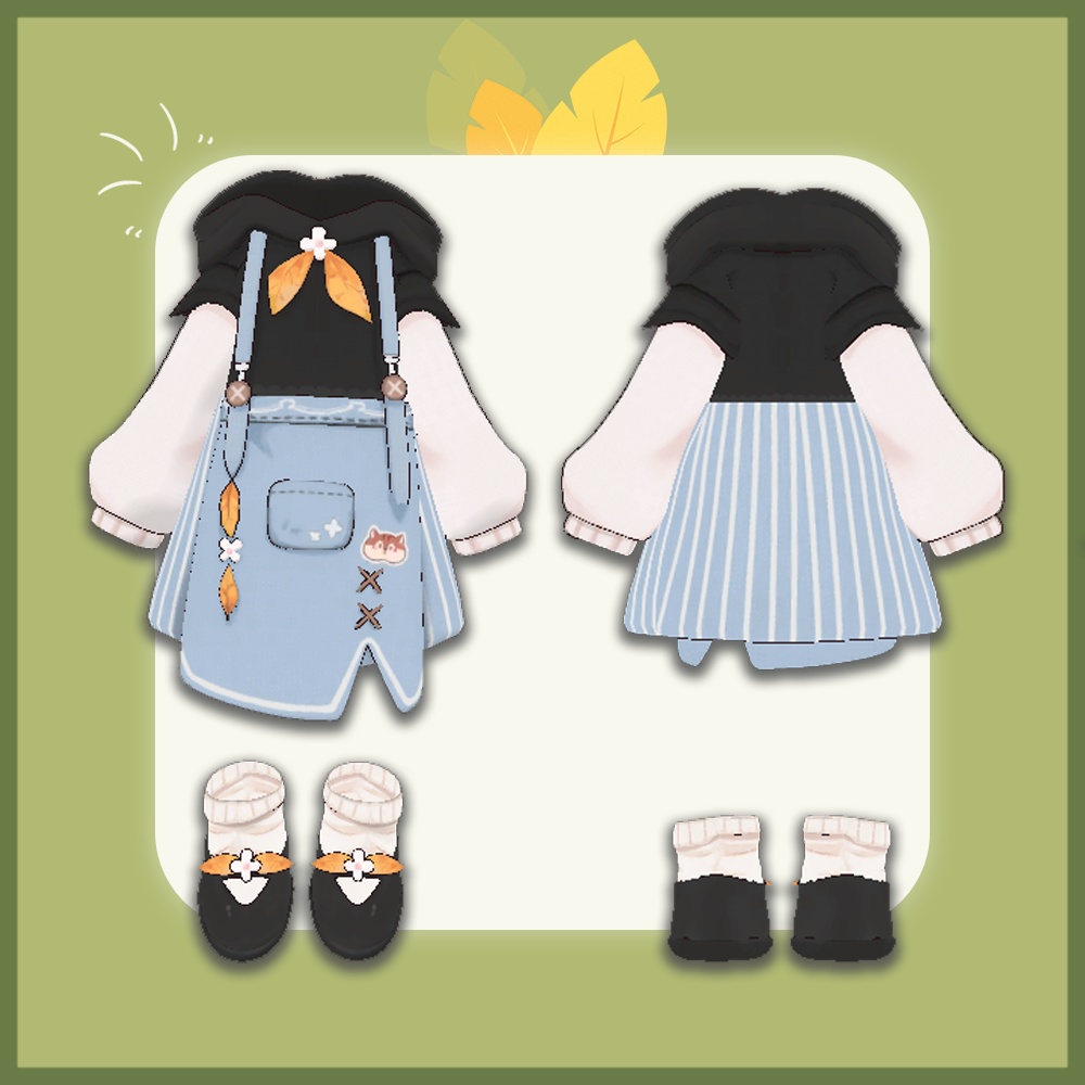 {Kipfel/ Hikarun衣装 }/ 葉のたぬき