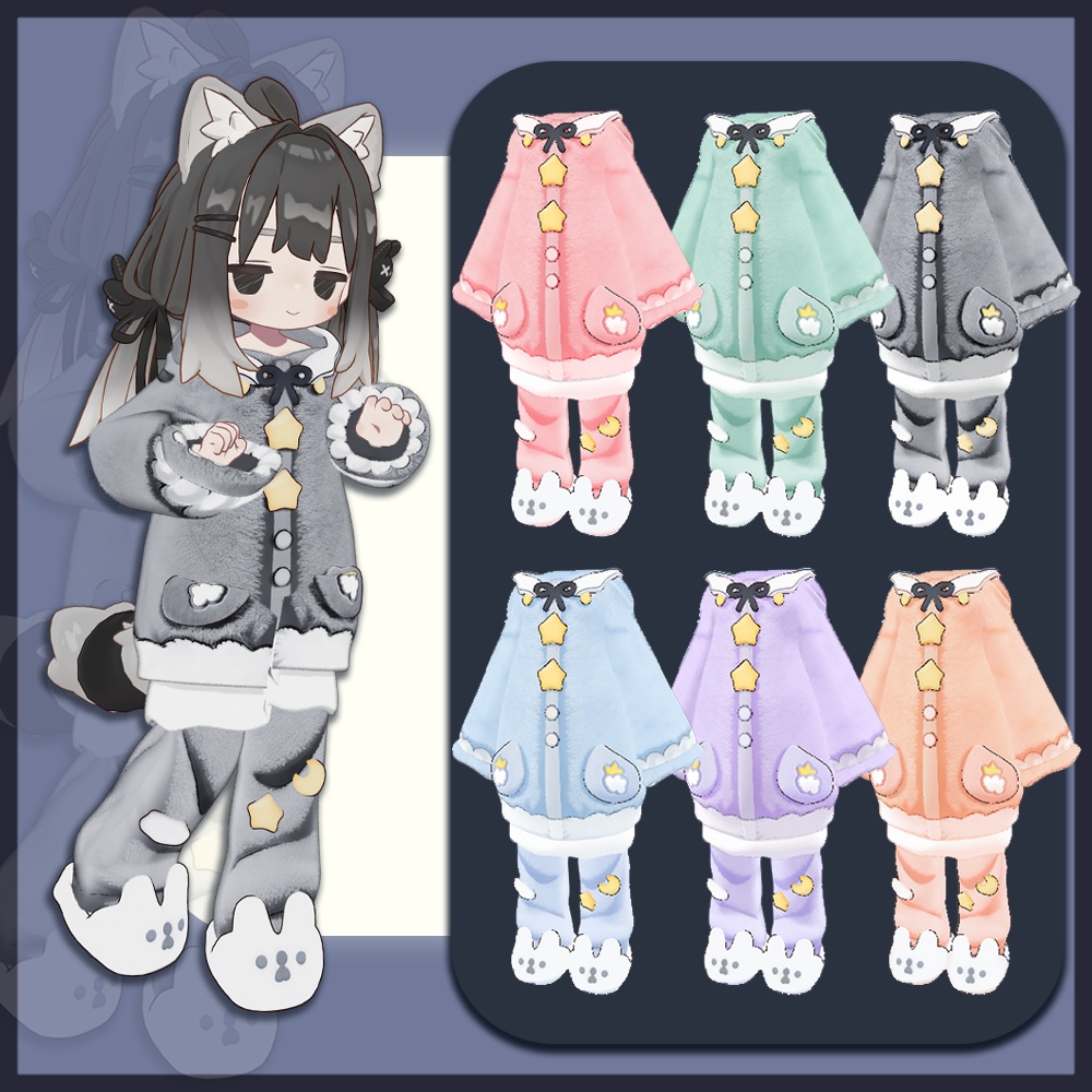 {Mamefriends/ Hikarun衣装 }/ 星と小雨