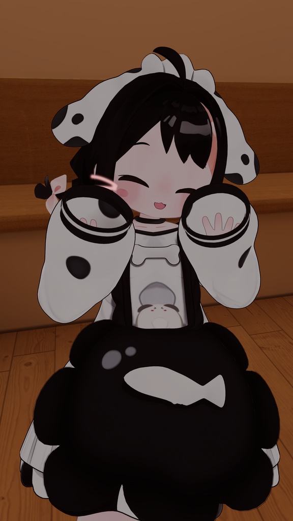 {Mamefriends/ Hikarun衣装 }/ 子犬と子熊