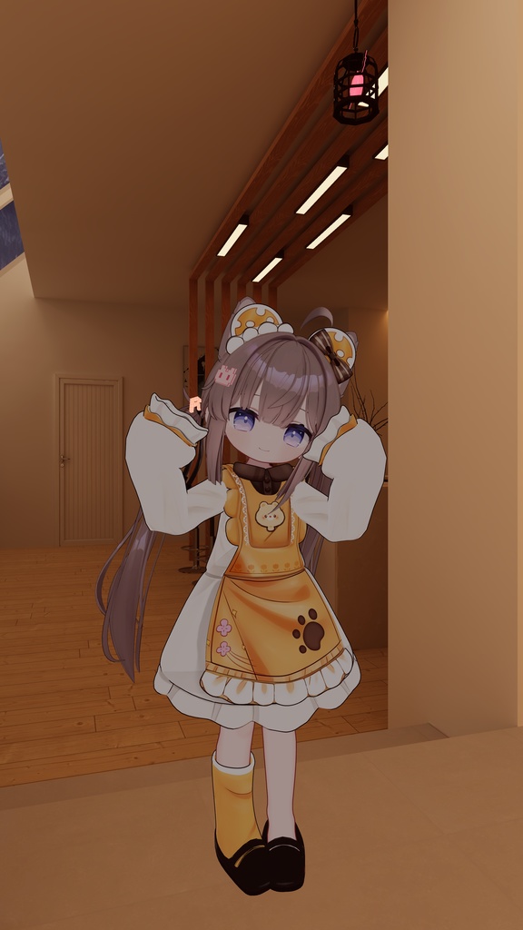 {Mamefriends/ Hikarun衣装 }/ 子犬と子熊