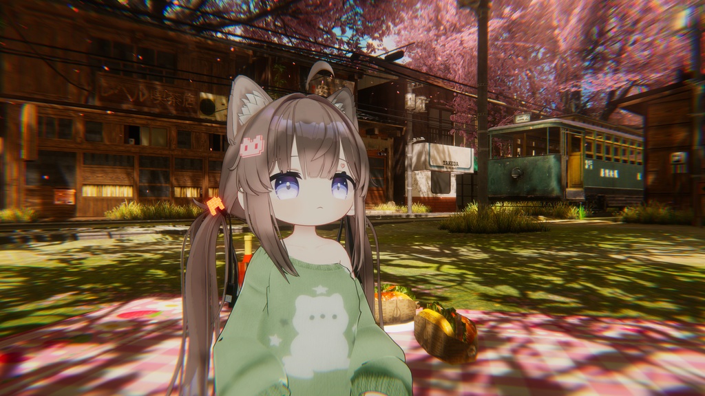 {Mamefriends/ Hikarun衣装 }/ 猫の長袖ト