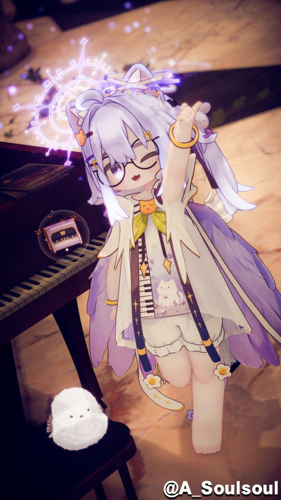 {Mamefriends/ Hikarun衣装 }/ 白鳥の羽衣