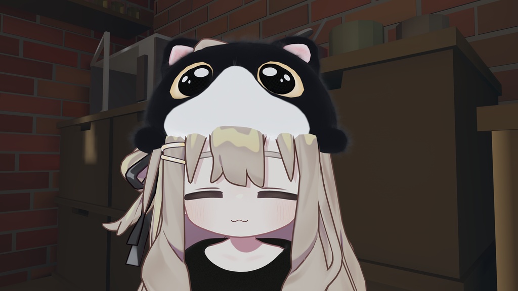 ネコ帽 (無料)
