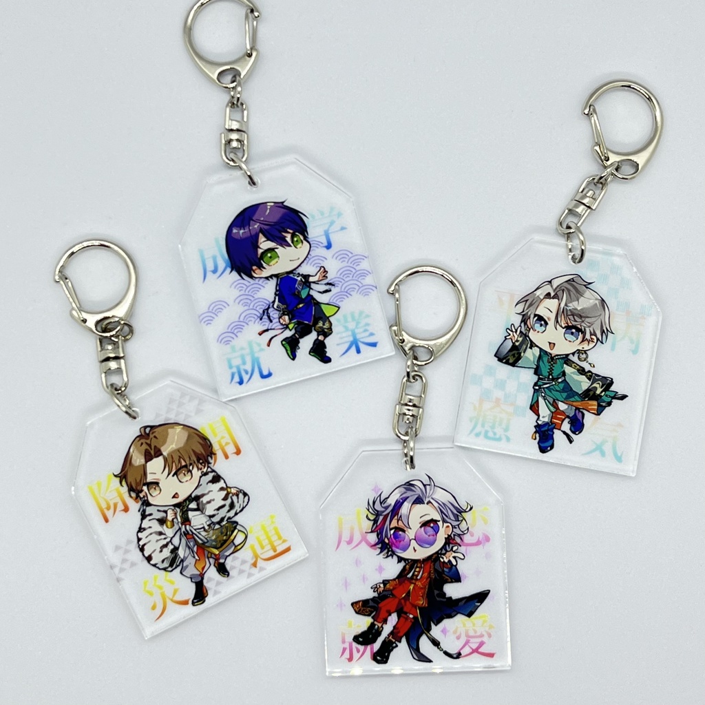 【非公式】ROF-MAO四神アクキー/フレークシール