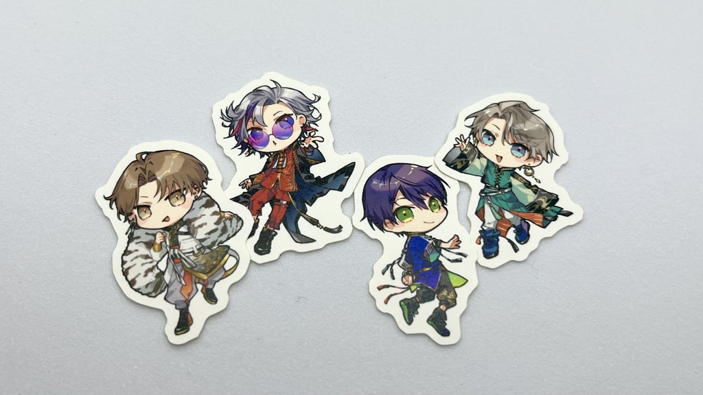 【非公式】ROF-MAO四神アクキー/フレークシール