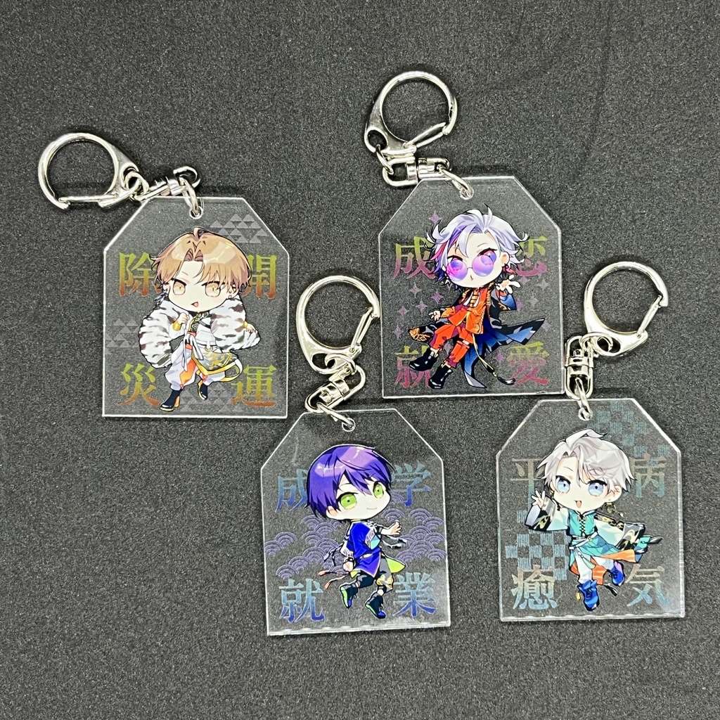 【非公式】ROF-MAO四神アクキー/フレークシール