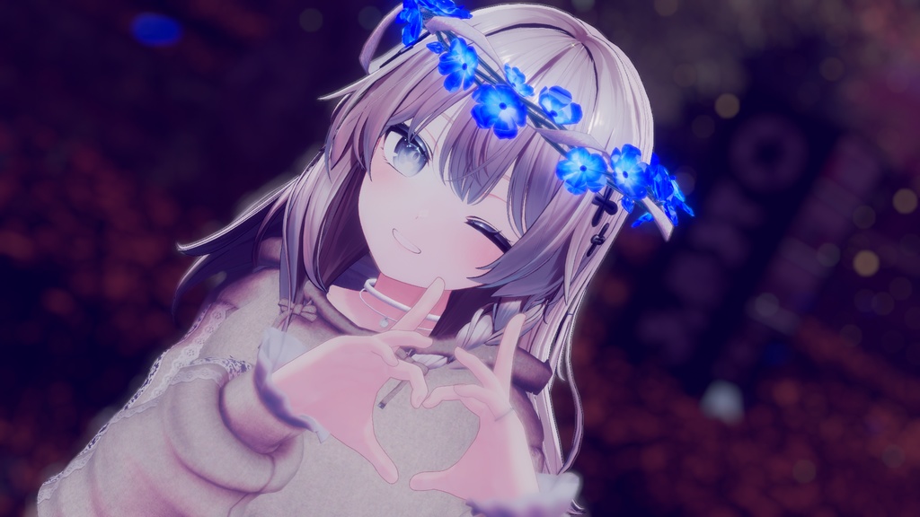 【24時間限定無料】Nemophila Crown Halo【MA対応】
