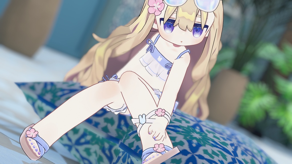 🌊期間限定無料【6アバター+汎用】Waving Sea Nail【全6色】