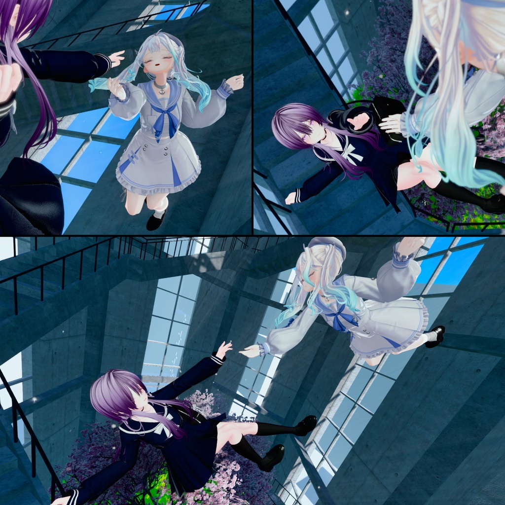 【無料/Free】無重力ポーズセット-Floating Pose Set-