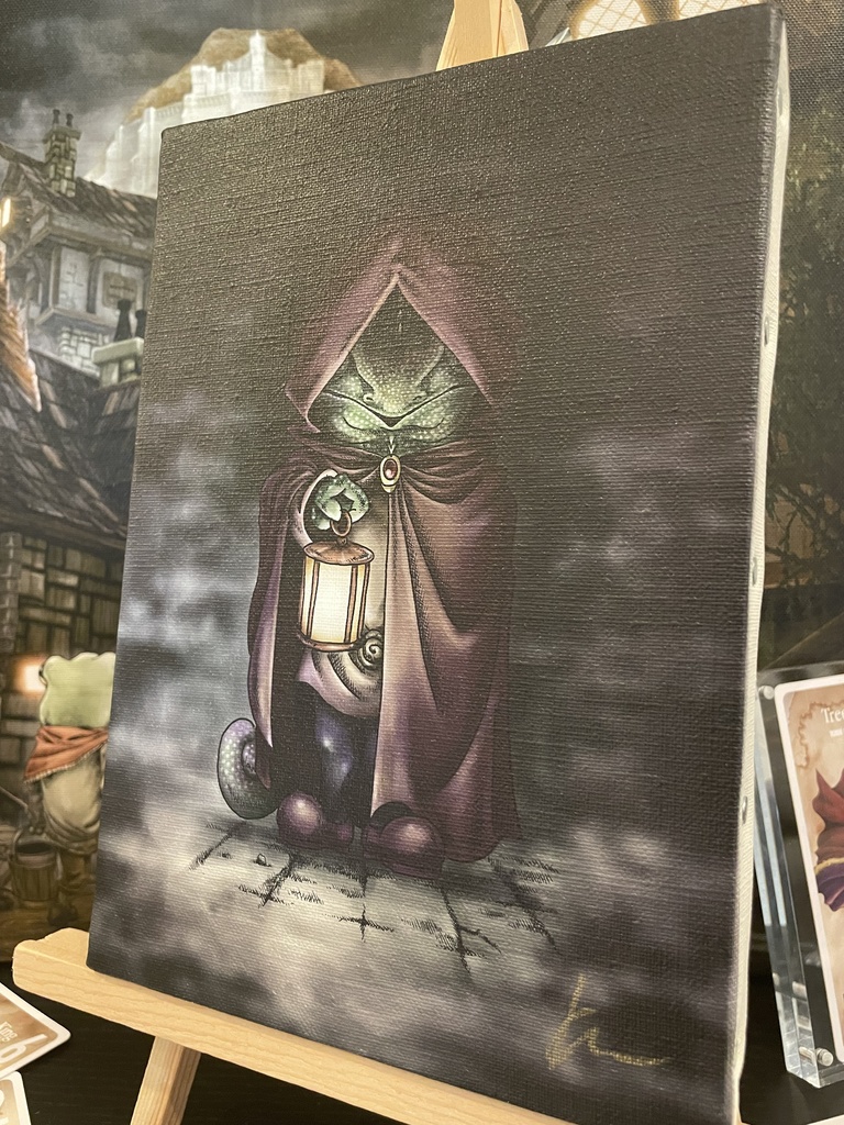 【限定1点】KAWARS 間者 直筆サイン入りキャンバスプリント SMサイズ(227×158mm)