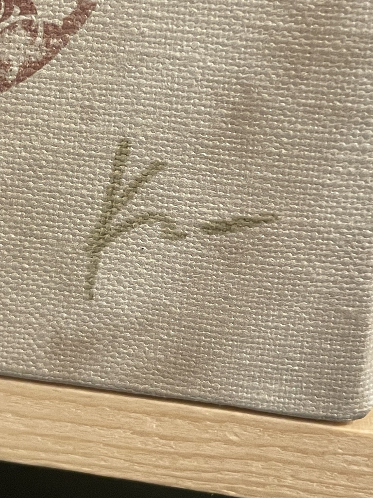 【限定1点】KAWARS 参謀 直筆サイン入りキャンバスプリント SMサイズ(227×158mm)