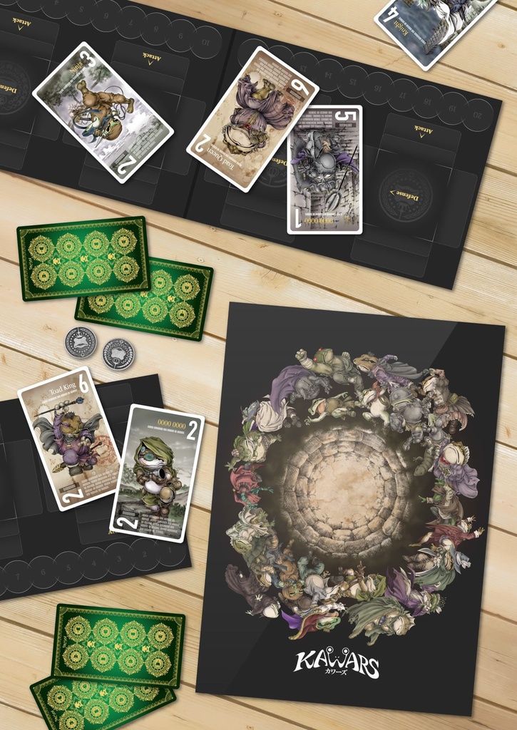 【限定1点】KAWARS ウシガエル王様 直筆サイン入りキャンバスプリント SMサイズ(227×158mm)